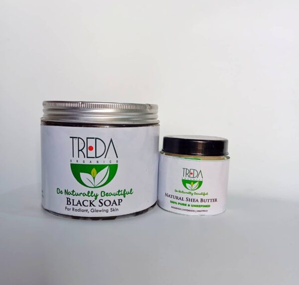 Shea Butter (100g) + Black Soap(500g)