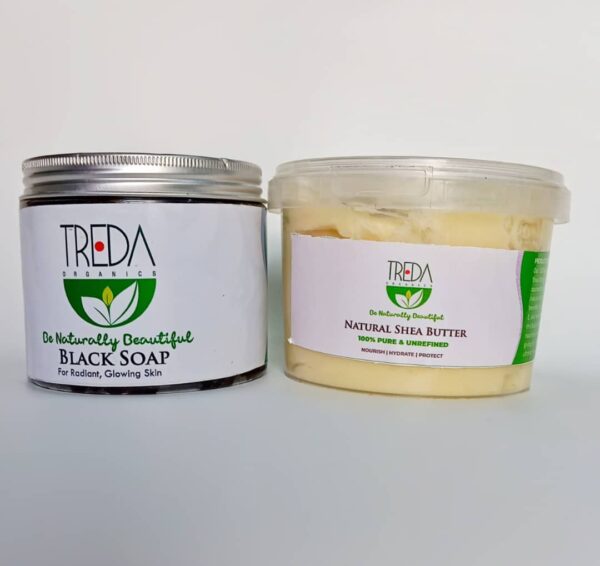 Shea Butter (500g) + Black Soap(500g)